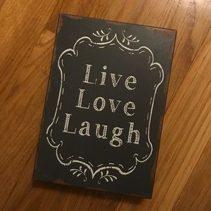 Live Laugh Love wall art